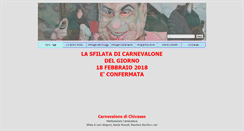 Desktop Screenshot of carnevalonedichivasso.it